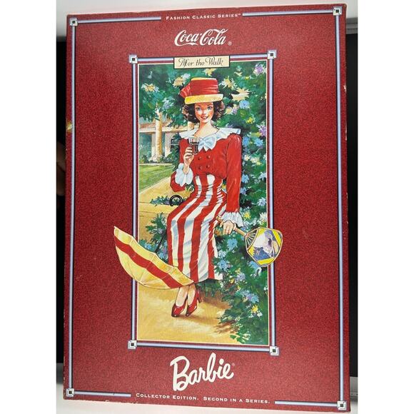 1997 Barbie Doll Mattel Coca-Cola After The Walk Fashion classic series NRFB - Picture 3 of 9